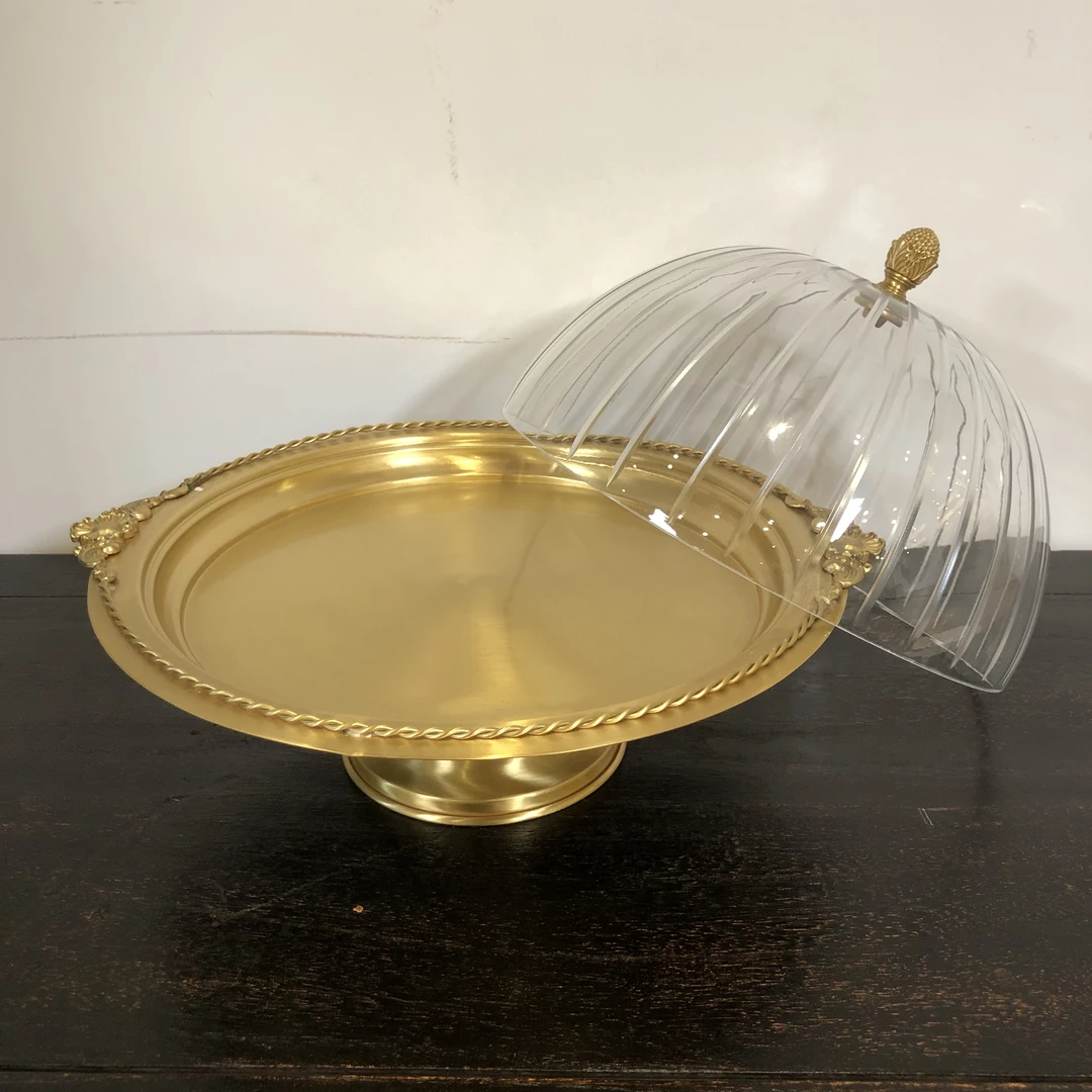 BORCH/博瑞奇大新面包铜盘桌面装饰摆件（09173）