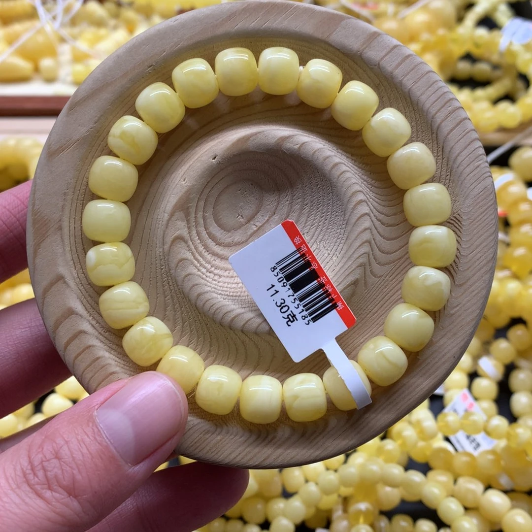 琥珀手链未镶嵌蜜蜡