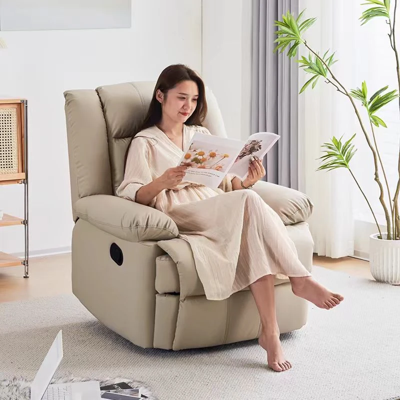 单人多功能懒人太空沙发椅旋转客厅电动单人沙发摇椅可躺轻奢简约