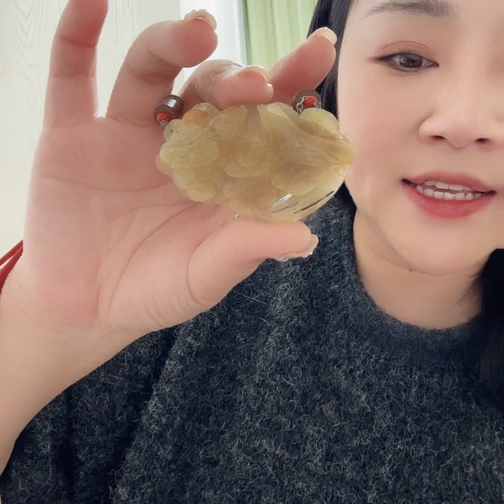 蛇纹石玉合金颈饰