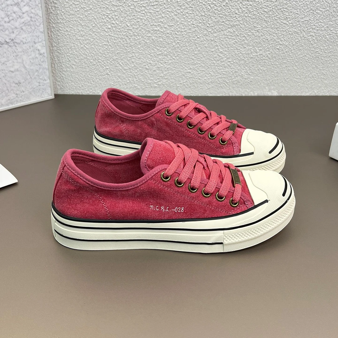 欧货帆布鞋女2025夏季新款单鞋软底轻便韩系学生休闲运动板鞋