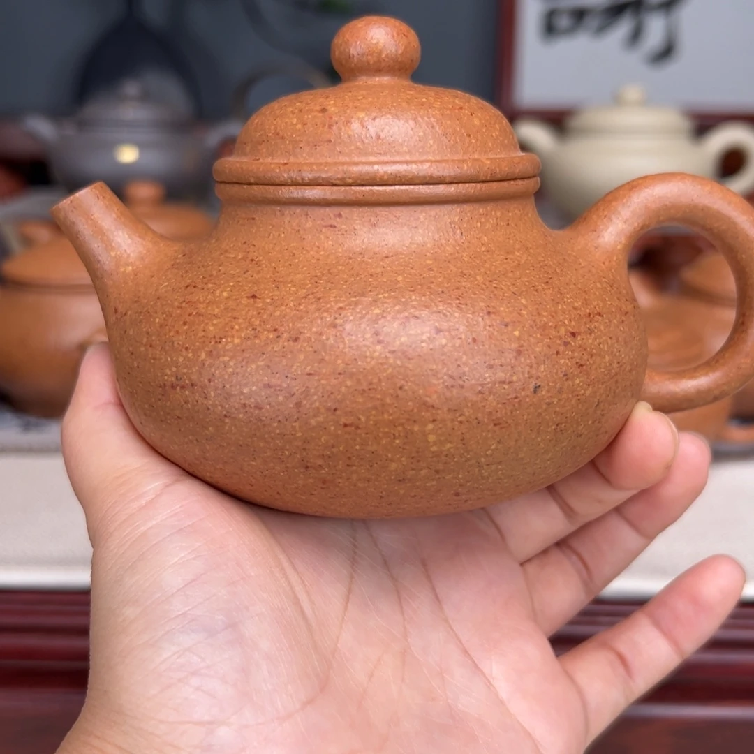 紫砂茶壶梨皮黄的300