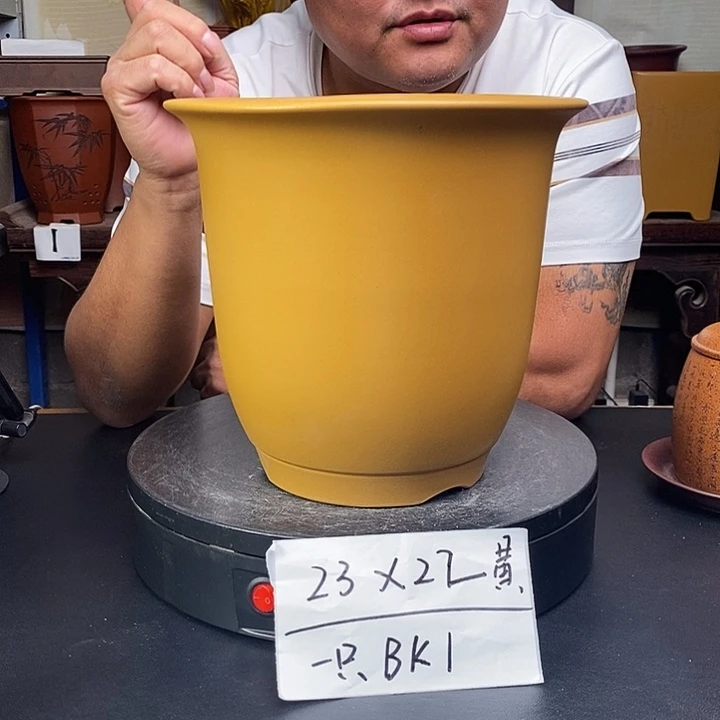 紫砂花盆货号一只BK1