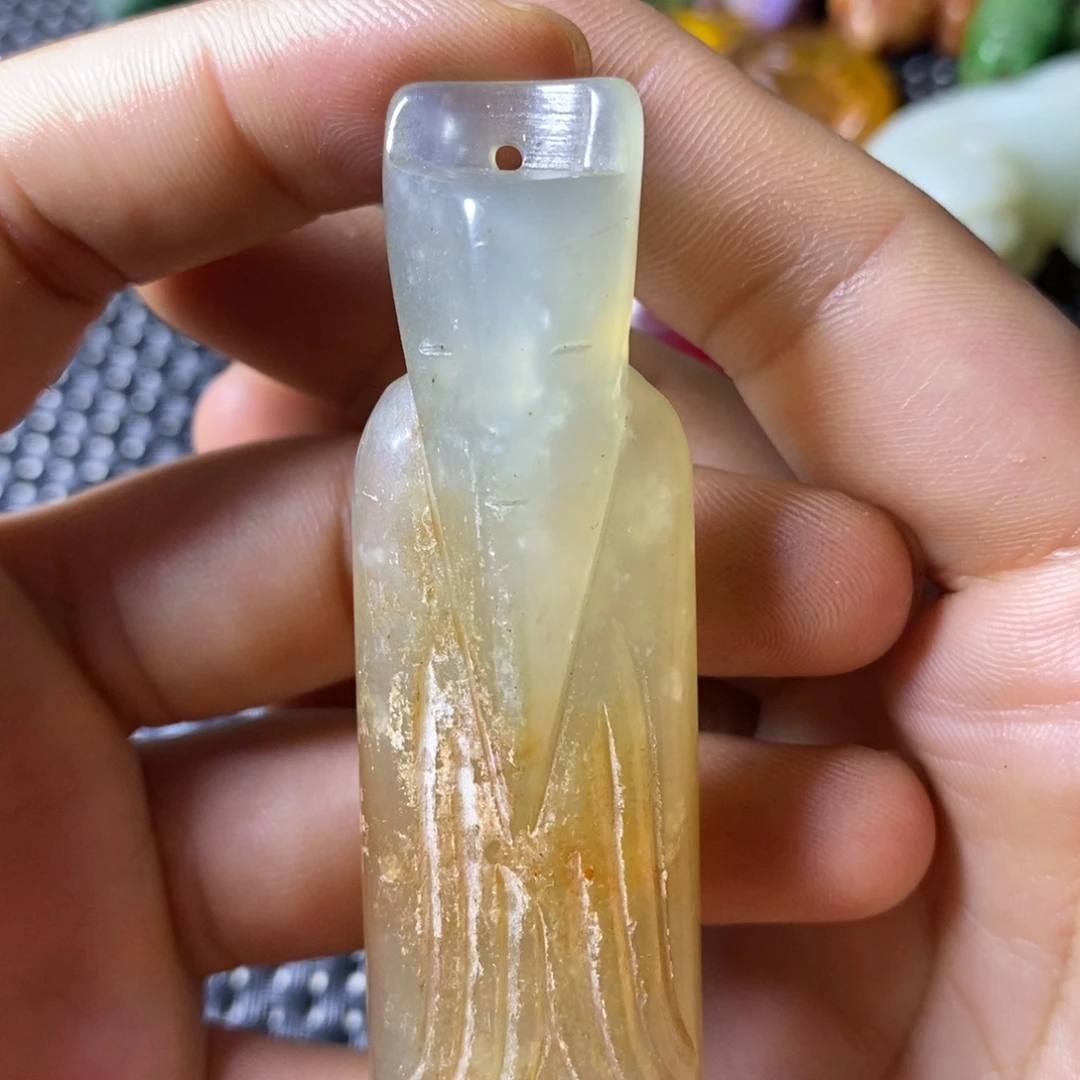 吊坠白玉菩提摆件