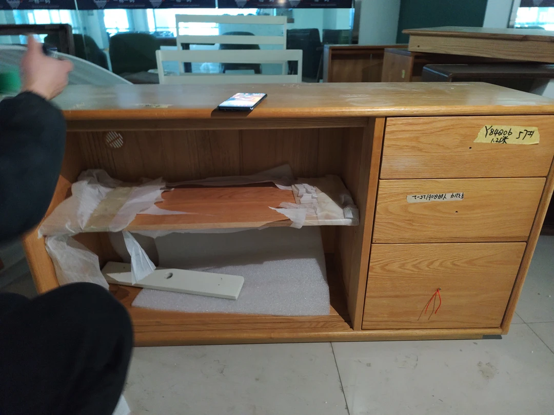 餐边柜 橡木 125*40*66 瑕疵无售后