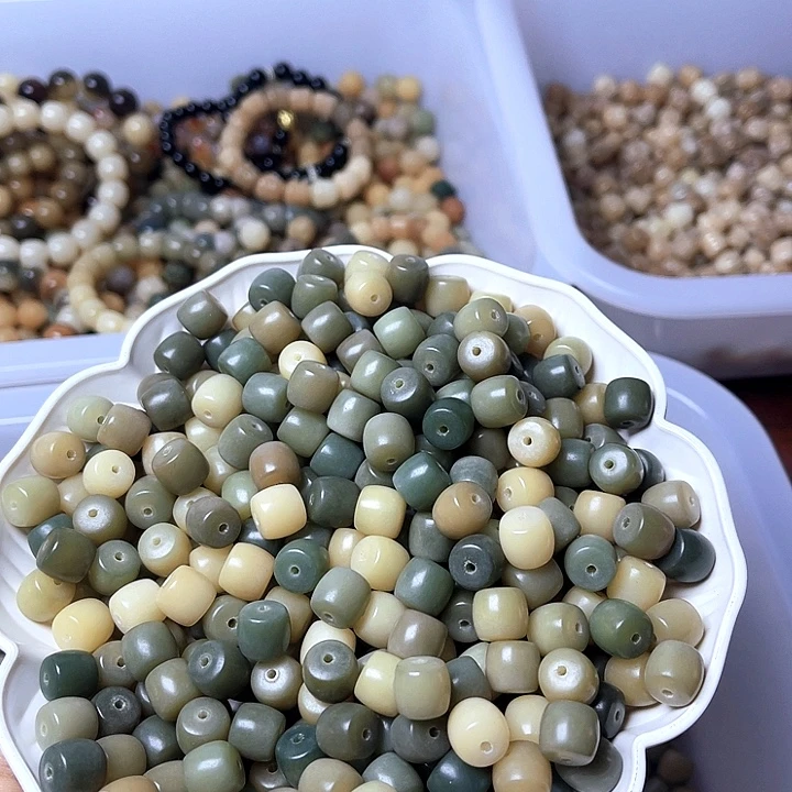 吊坠白玉菩提白玉菩提10海盐之切100颗卡灯牌宠80颗