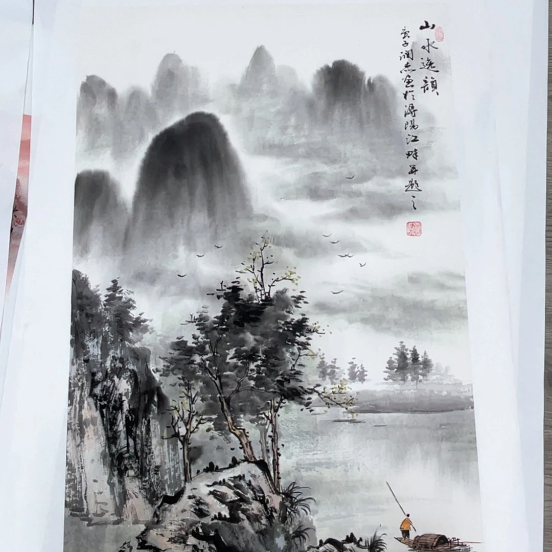 国画何润杰老师作品欣赏