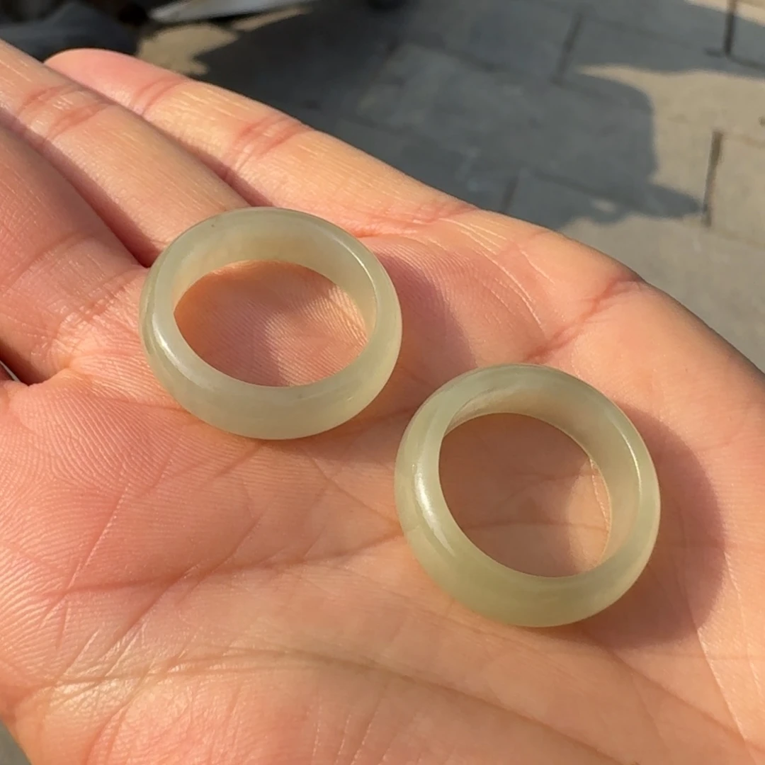 和田玉颈饰未镶嵌晴水戒指多样性拍一发一