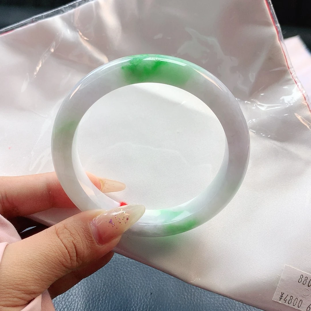 未镶嵌手镯翡翠61 天然缅甸a货翡翠0467