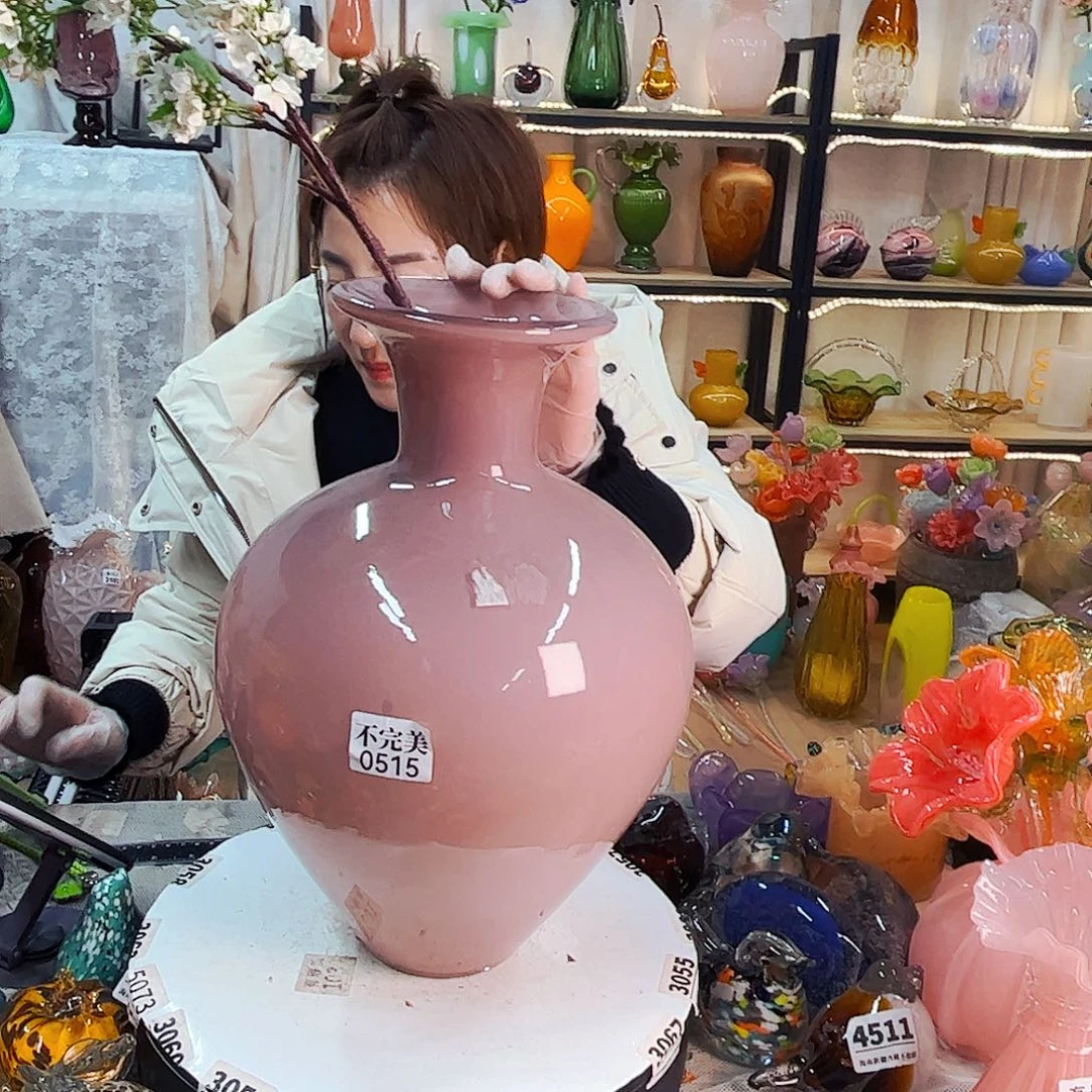 0515 瓶福利家悦琉璃工艺品不完美