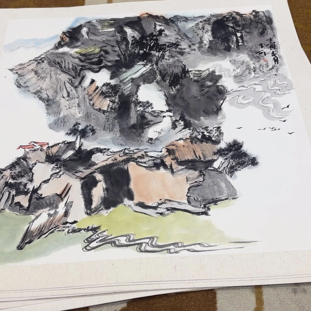 国画68-68卡纸作品艺