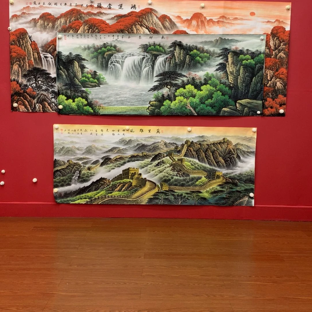 国画蓝****唐小六尺小六尺