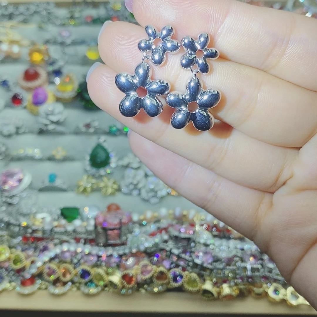 【闪购商品】托帕石耳饰银S925镶嵌