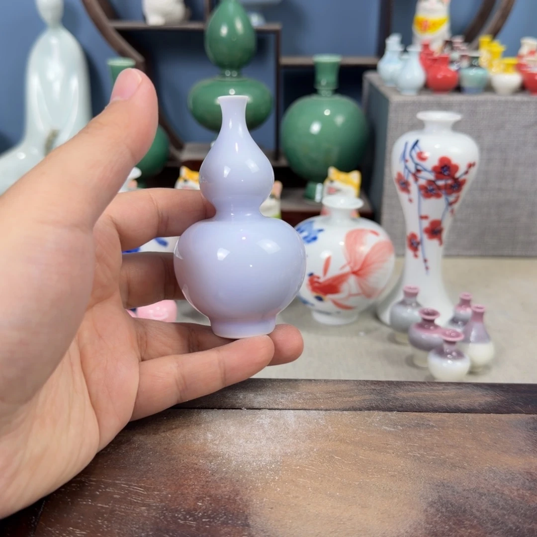 陶瓷手工小花器摆件