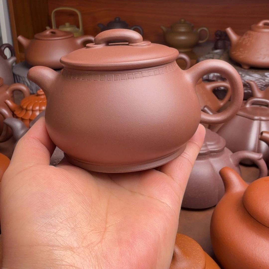 紫砂茶壶半手工微瑕容量200精品