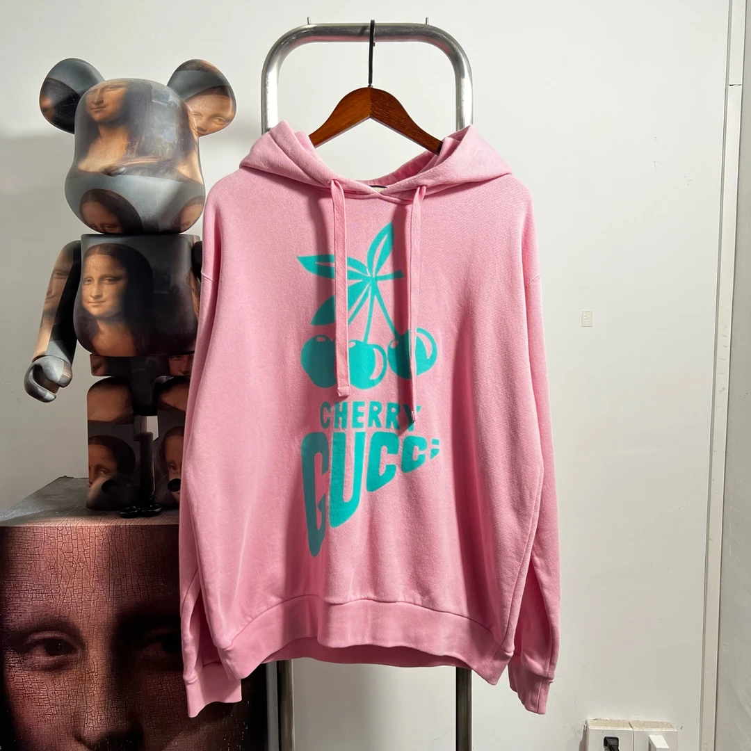99新 GUCCI/古驰 古驰樱桃帽衫U1005尺码：S