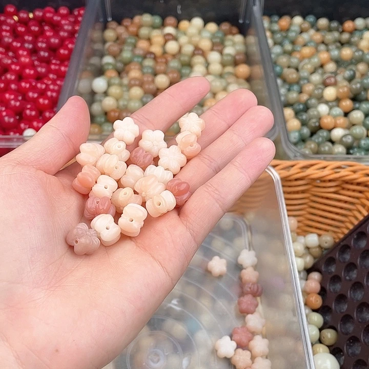 白玉菩提吊坠q12mm 5+5