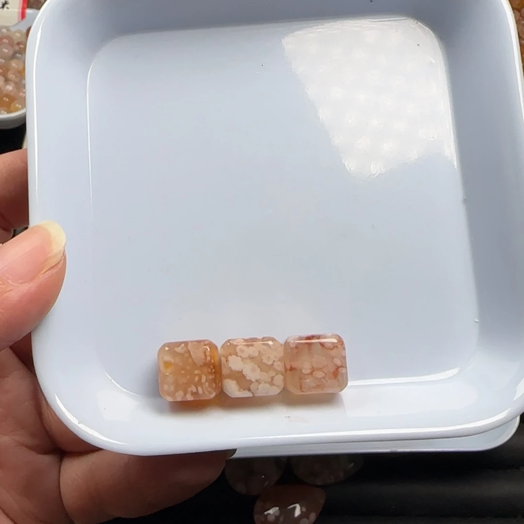 合金玛瑙/玉髓珠宝半成品颜*