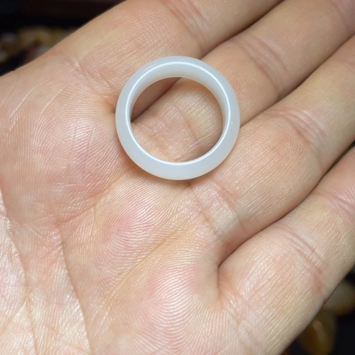 和田玉（青玉）未镶嵌戒指