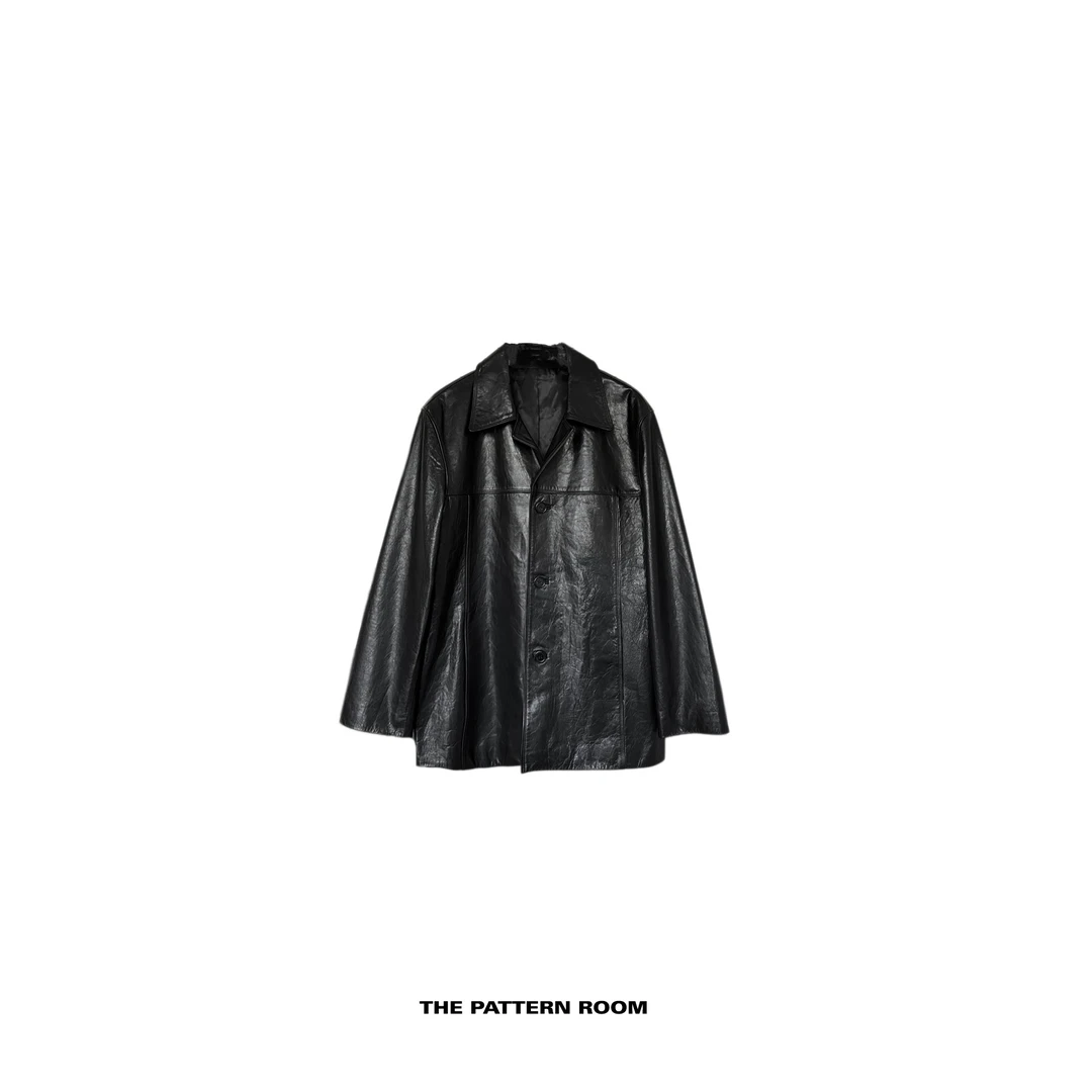 The pattern room | 无时间系列水光感新经典黑皮衣