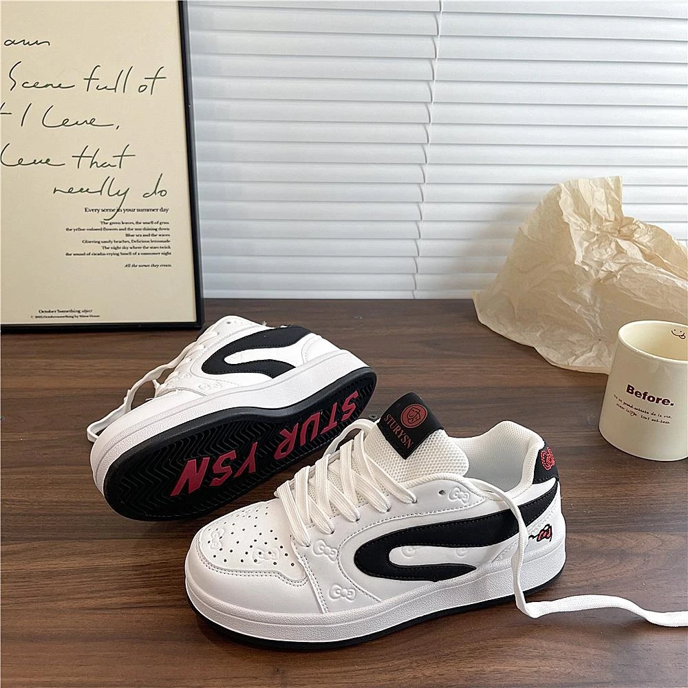 GHGB原创小众面包鞋女潮夏季新款板鞋百搭休闲小白鞋潮