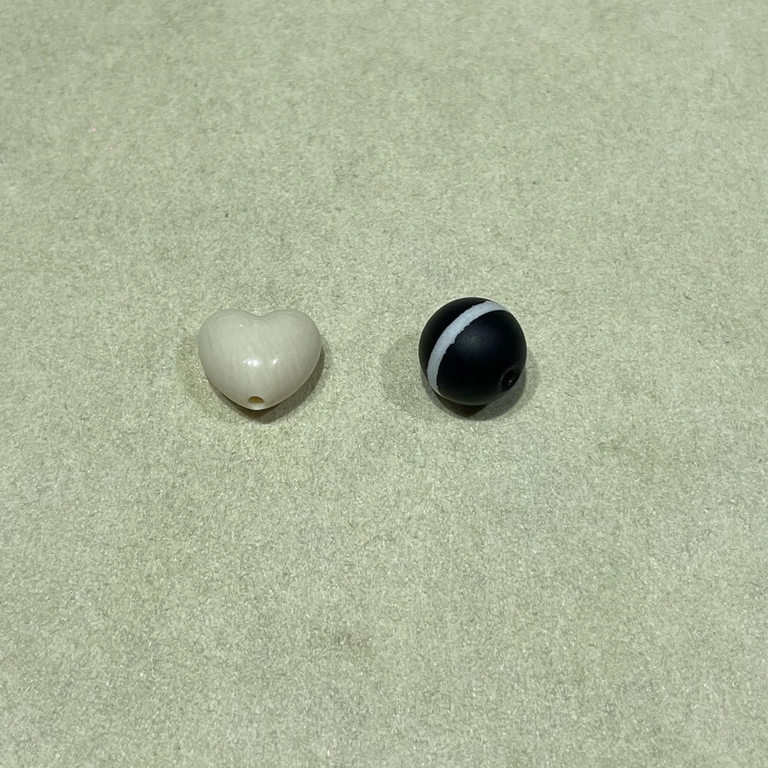 【曹掌柜精选】24 G83902-玛瑙配件套装（玛瑙单珠8mm+猛犸单珠10mm）