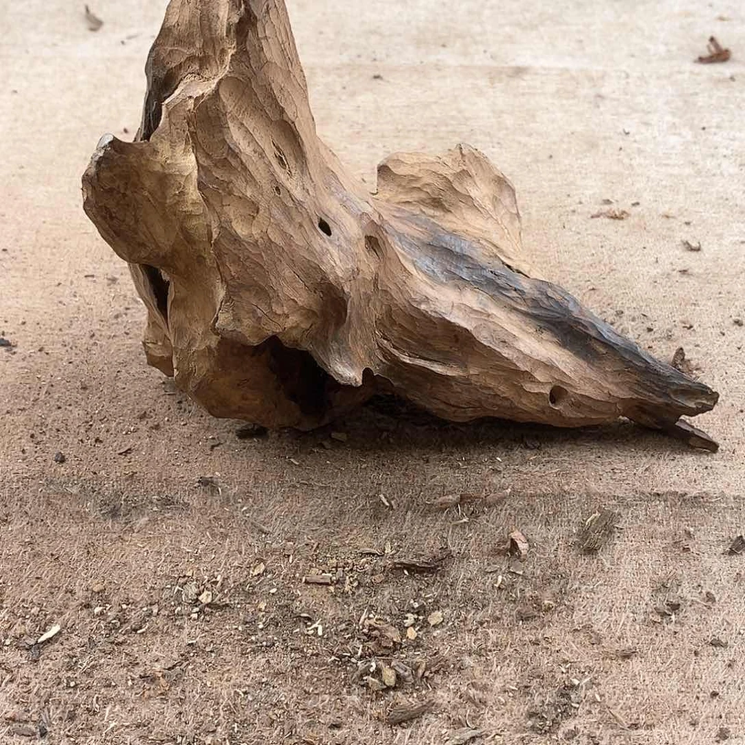 木用**着黄花梨随形料子