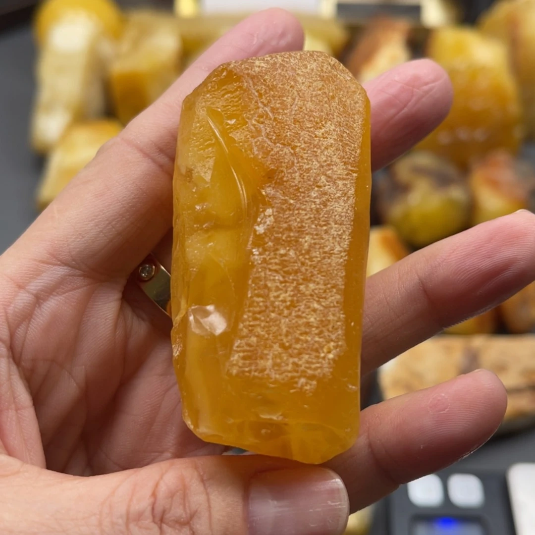 【闪购商品】未镶嵌定制琥珀介*天然琥珀蜜蜡原石定制y