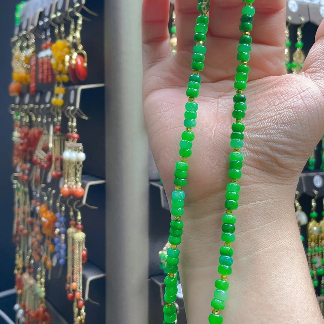 翡翠合金耳饰翡翠