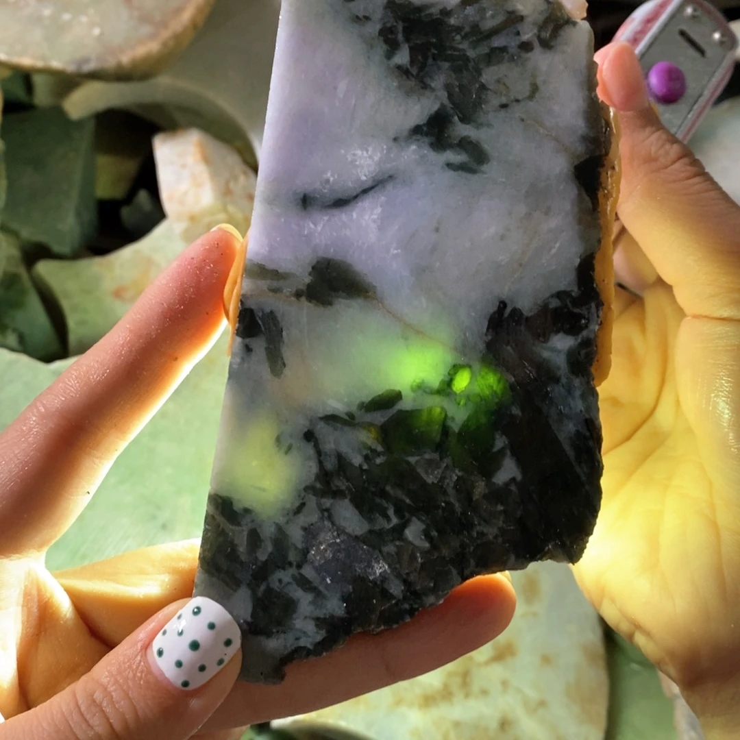 颈饰未镶嵌翡翠天然翡翠