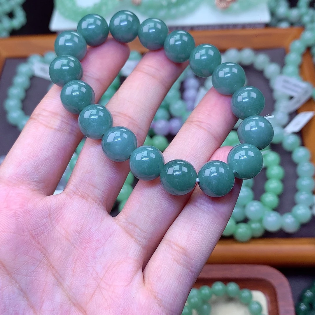 翡翠未镶嵌毛衣链