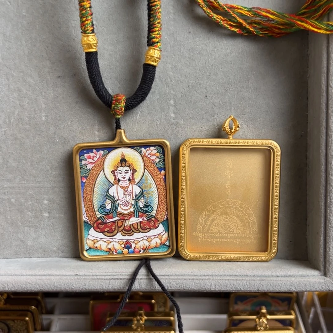 吊坠巴***雪单面私人定制大势至