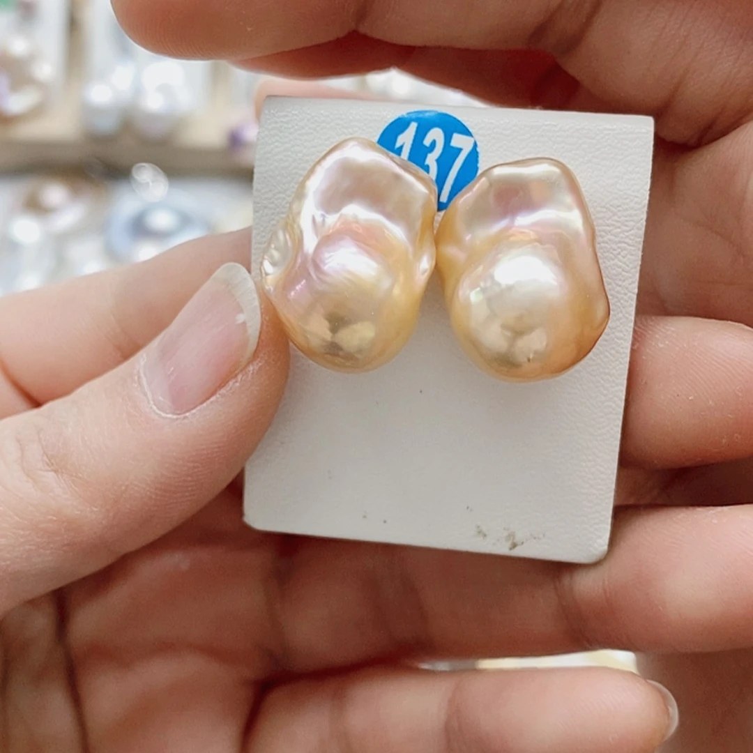 【闪购商品】淡水珍珠耳饰银S925镶嵌