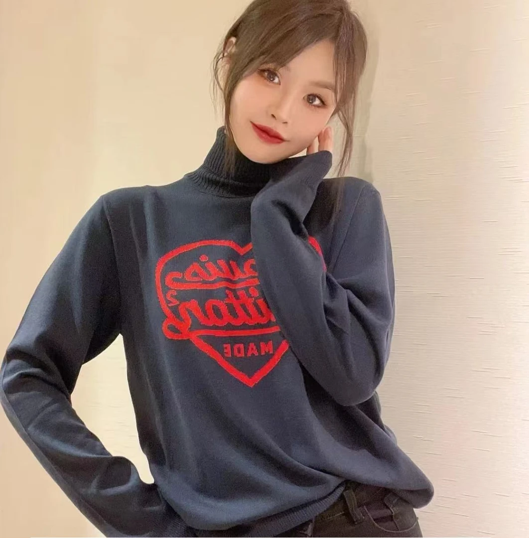未使用 LouisVuitton/路易威登 HL 爱心logo刺绣毛衣HMN05W