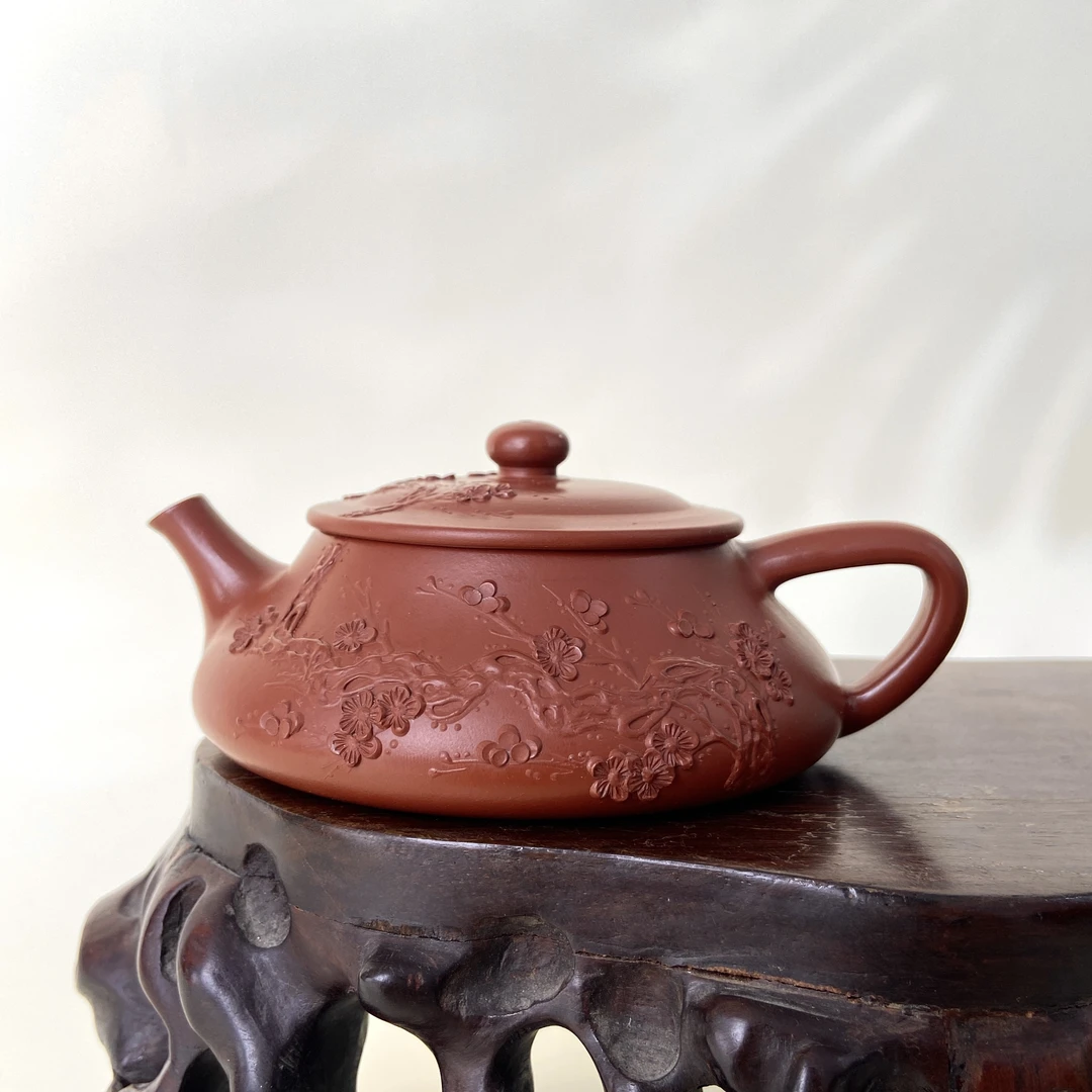 宜兴手工紫砂陶 （陈春芬）150cc茶壶GS4212-18
