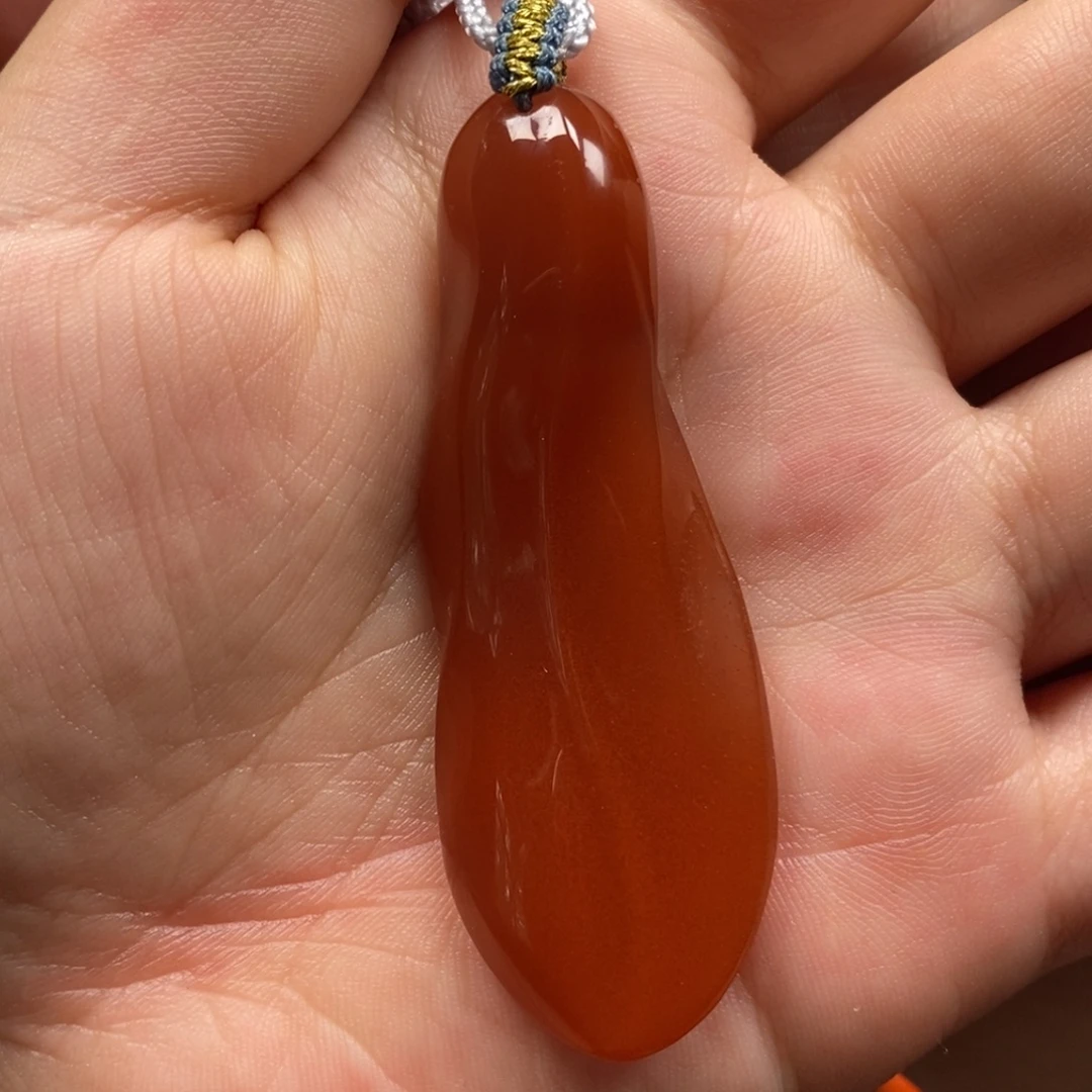 南红玛瑙未镶嵌吊坠(不含链)