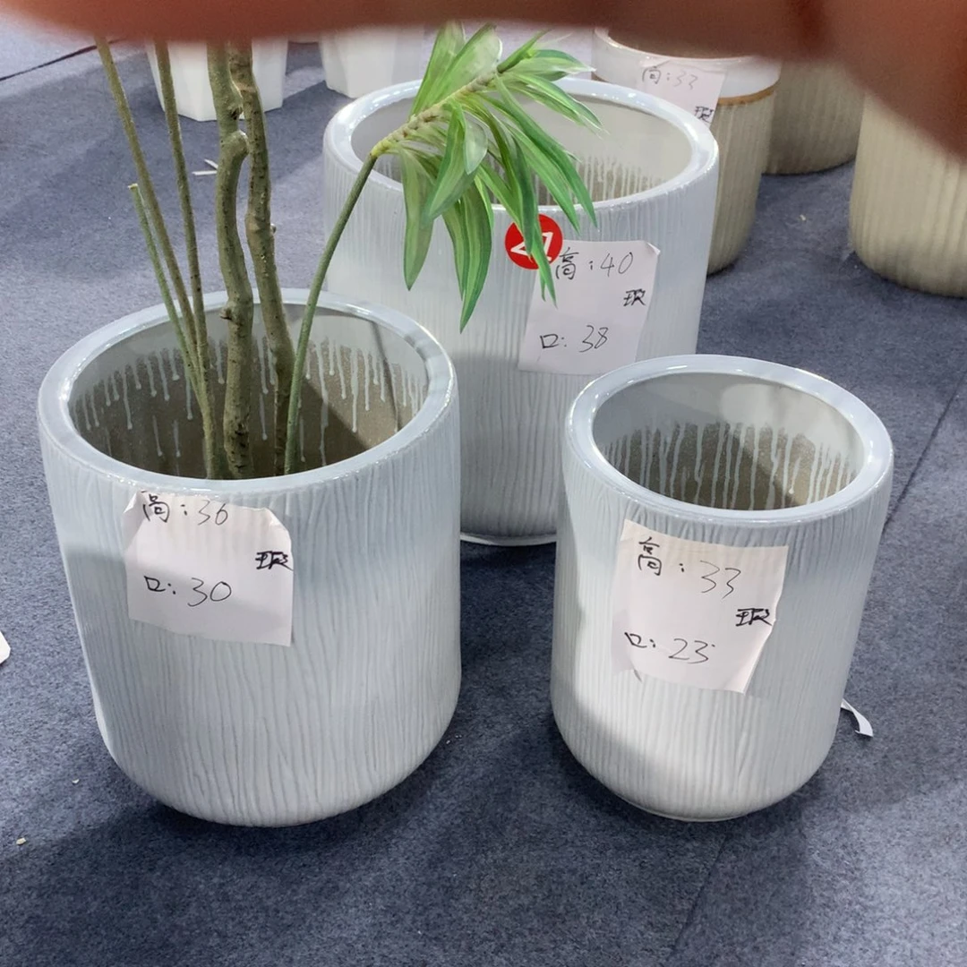 高温陶瓷花盆微瑕