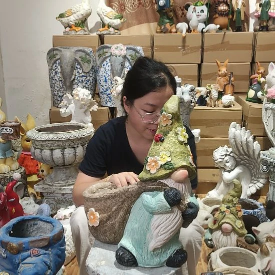 合成树脂氧化镁拖麻袋甘道夫带花盆