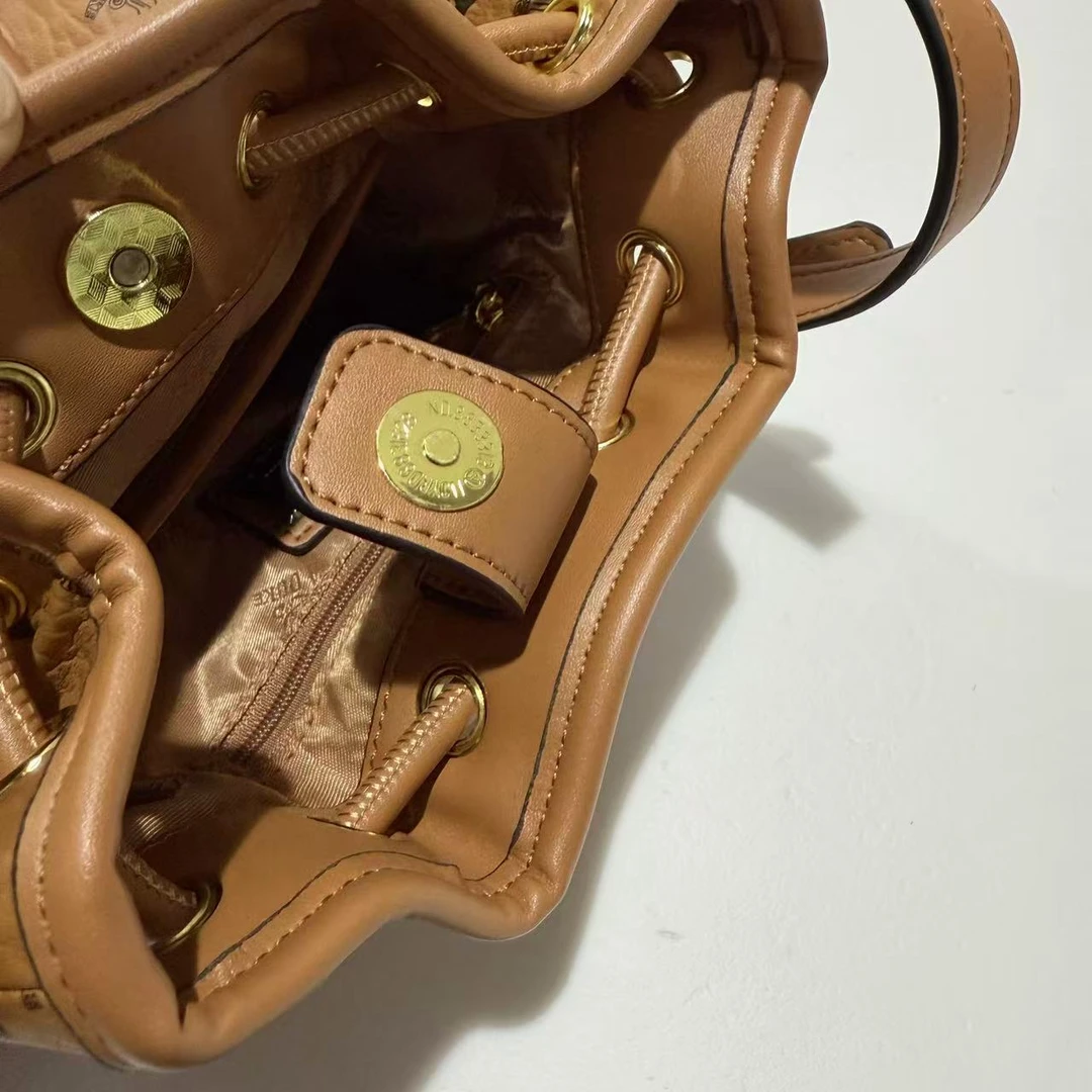 4448号0912#百搭时尚复古印花水桶包单肩斜挎