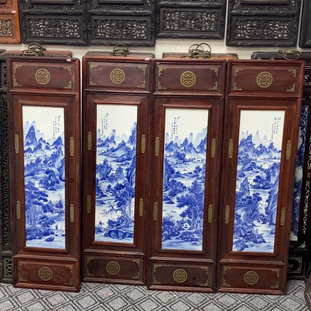 瓷片120*36*4 景德镇瓷板画柴窑烧制