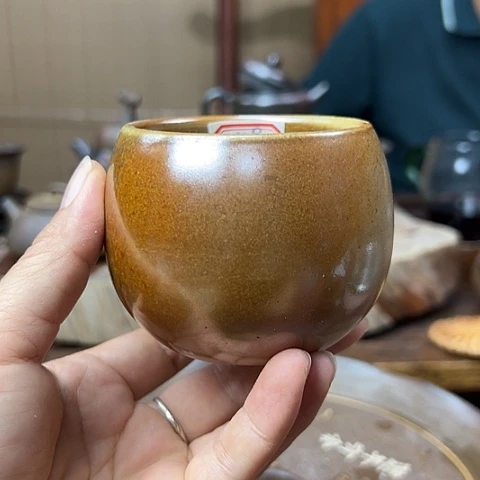 戬谷龙窑柴烧茶杯119