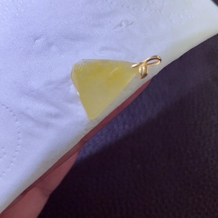 翡翠18K金镶嵌颈饰翡翠