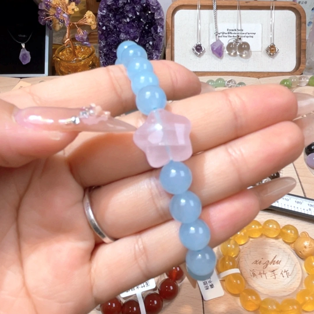水晶手链未镶嵌天然水晶