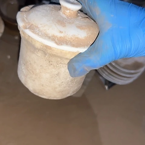 瓷片国营厂库存微瑕10厘米