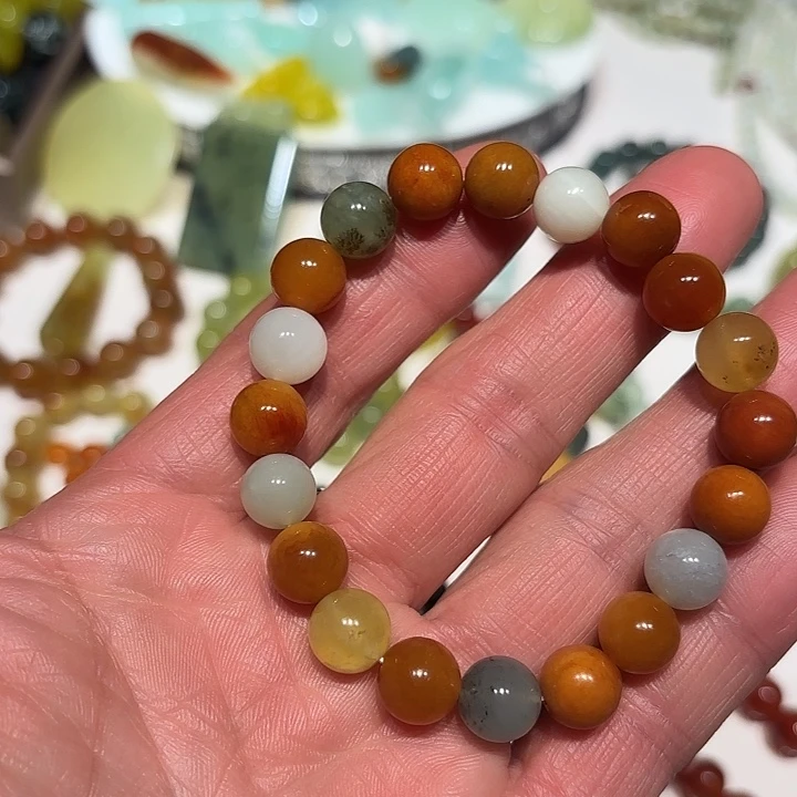 蛇纹石玉未镶嵌手串