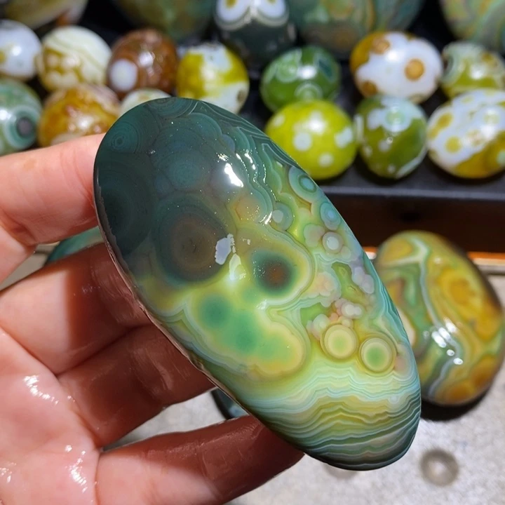 未镶嵌玛瑙/玉髓珠宝半成品50
