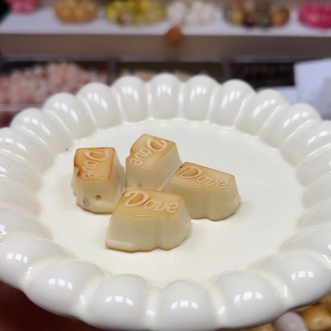 手串菩提根/象牙果瑕疵炭炭烤巧克力4颗有裂