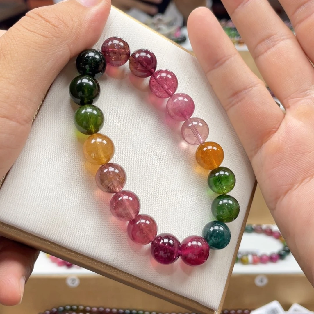 赞***美未镶嵌手串碧玺11mm.mmmmmmm