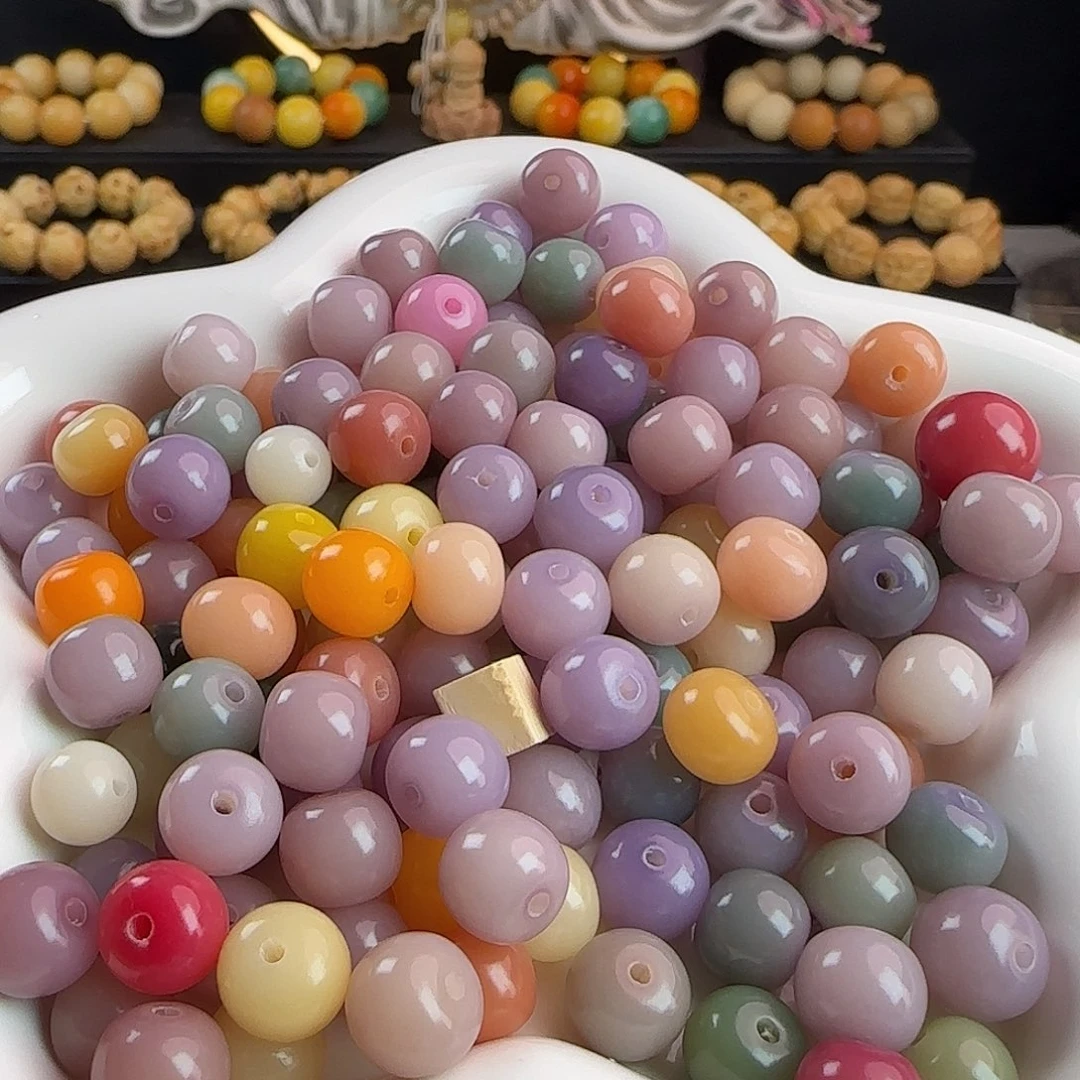 手串菩提根/象牙果卡10香芋紫苹果500颗批发