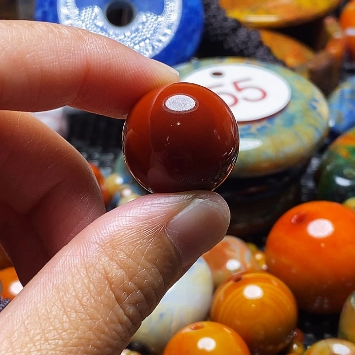 划***浪玛瑙/玉髓未镶嵌颈饰